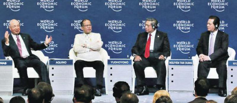 600 personas de 30 países, incluidos jefes de Estado, asistieron al Foro Económico Mundial para Asia Oriental. Foto: Dennis M. Sabangan / EFE