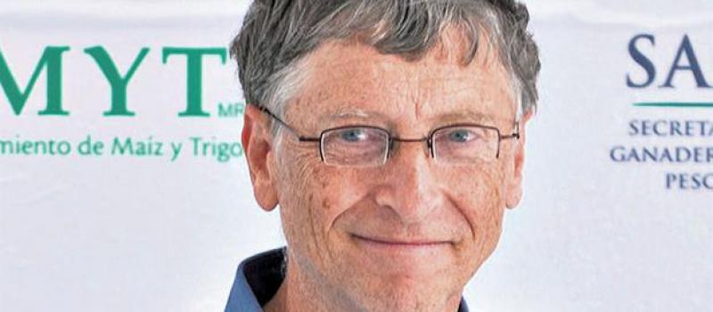 Bill Gates incrementó su fortuna en USD 15 800, durante el año pasado.  Archivo / AFP