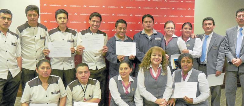 Los empleados del Swissotel participan en campañas de sensibilización. La firma tiene un programa estructurado y posee el aval de sus directivos. Foto: cortesía Swissötel