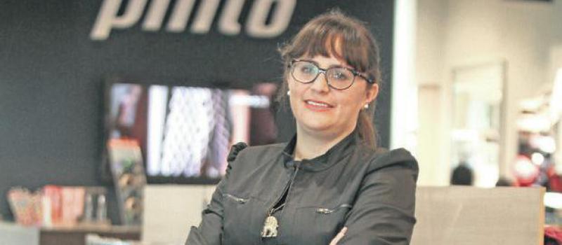 La gerenta comercial de Industrias Pinto, Carla Pinto, dijo que la marca quiere ampliar su participación. Foto: Diego Pallero / LÍDERES