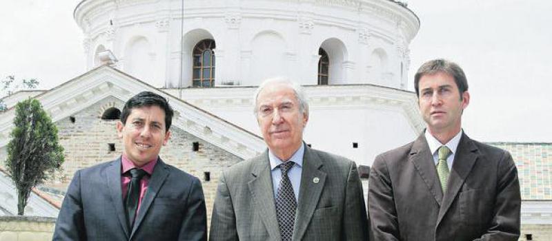 Iván Martínez, Rodolfo Ceprián y Enrique Gea, autoridades de la Uisek. Foto: Eduardo Terán / LÍDERES