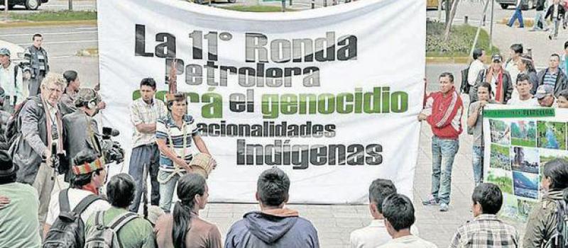 La XI Ronda Petrolera del Suroriente se lanzó en noviembre de 2012 en medio de protestas. Archivo/ LIDERES