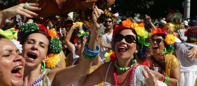 En esta edición del Carnaval de Río de Janeiro los visitantes ocuparaon más del 80% de los cupos hoteleros disponibles en la ciudad. Foto: EFE