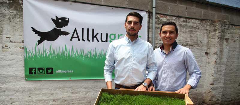 Diego del Pozo y Christian Naranjo, cofundadores de la empresa Allkugrass. Foto: Víctor Munoz / LÍDERES
