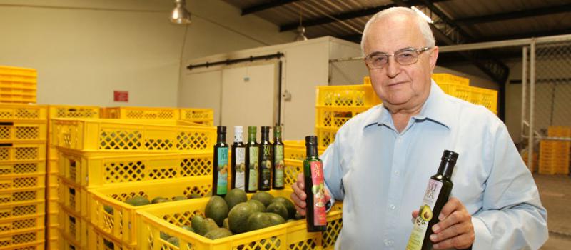 Mauricio Dávalos es el presidente de Uyama Farms. La firma incrementa la producción con 30 hectáreas más de aguacate, en las variedades hass y fuerte. Fotos: José Mafla / LÍDERES.