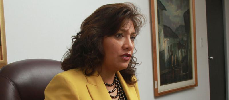 Entrevista a Verónica Gallardo, Gerenta del Banco del Estado. Foto: María Isabel Valarezo/ Líderes.