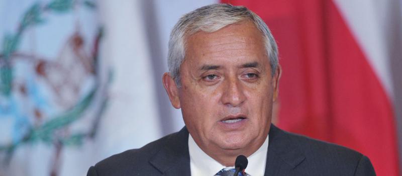 El presidente de Guatemala, Otto Pérez Molina, pidió al sector privado invertir en los países del Triángulo Norte Centroamericano. Foto: Mandel Ngan/ AFP.
