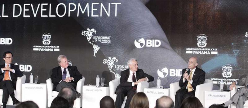 Unos 700 CEO y principales ejecutivos de las mayores corporaciones del continente participaron en la II Cumbre Empresarial de las Américas, que se realizó en Panamá. Foto cortesía del BID