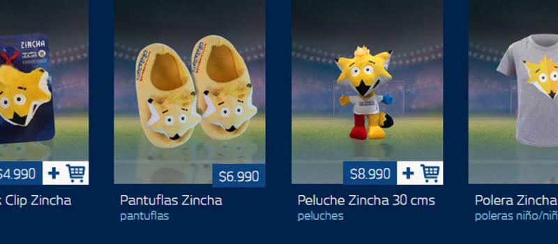 Los productos oficiales de la Copa América Chile 2015 se pueden adquirir en dos portales web. Foto: Captura de pantalla Copa America Store