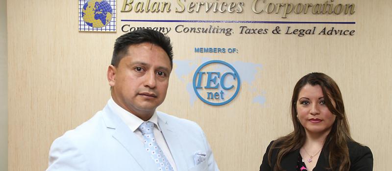 Juan Alberto Vizcaíno y Sonia Vargas dirigen Balan Services Corp. 40 personas son parte de su equipo. Fotos Vicente Costales/ LÍDERES y cortesía