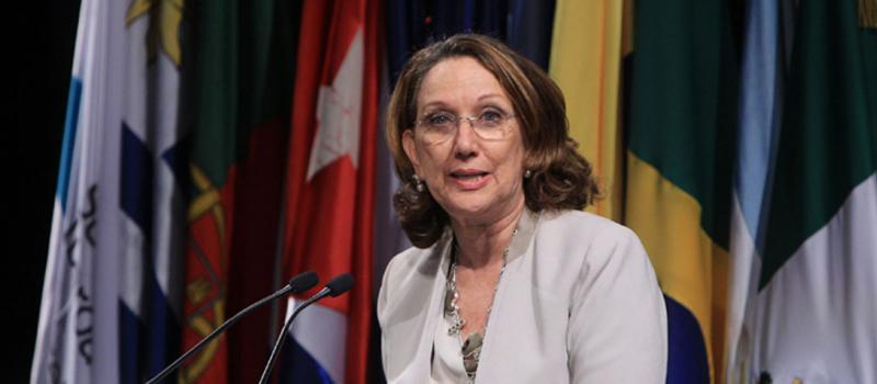 Rebeca Grynspan expresó su preocupación por la desaceleración económica en América Latina. Foto: EFE