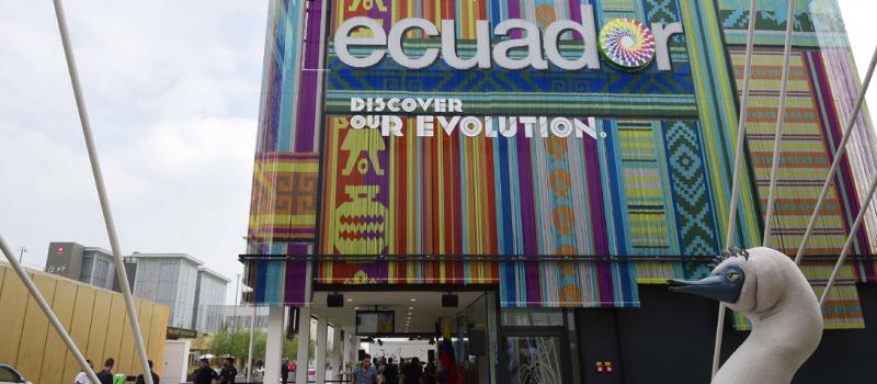 Ecuador participa en la ExpoMilán 2015. Foto: AFP