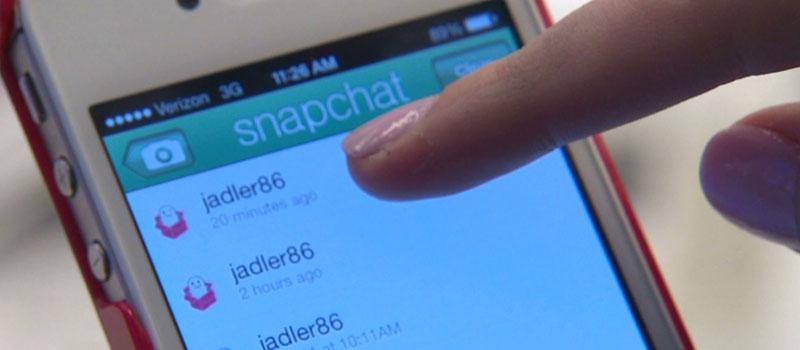 Snapchat, es una nueva plataforma que envía mensajes, fotos o videos que desaparecen en 10 segundos. Foto: Archivo