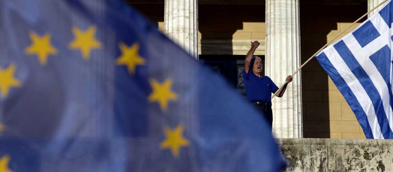 La crisis griega, por una posible salida del euro, pone en alerta a los países miembros de esa moneda única. Foto: AFP