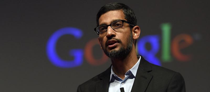 Sundar Pichai es el presidente de Google desde el pasado 10 de agosto. Foto: AFP