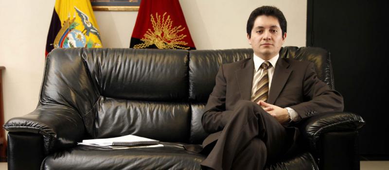 El 12 de agosto del 2015 se oficializó la designación de Diego Martínez Vinueza como Gerente del Banco Central del Ecuador (BCE). Foto: Patricio Terán/ LÍDERES.