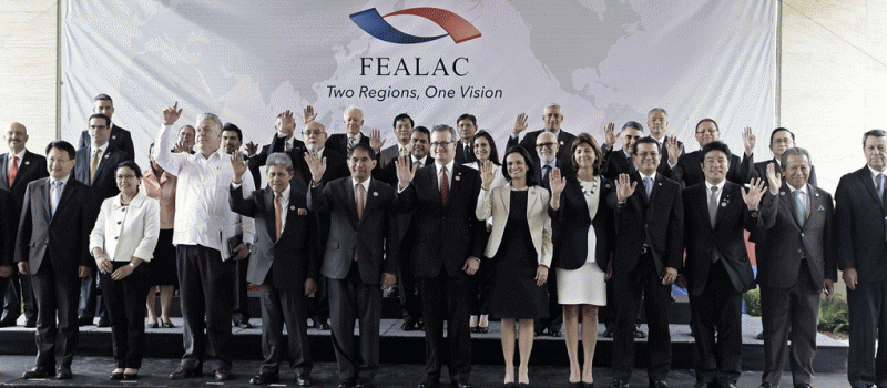 El Foro de Cooperación América Latina-Asia del Este (FOCALAE), que fue inaugurado este viernes 21 de agosta en Costa Rica. Foto: EFE