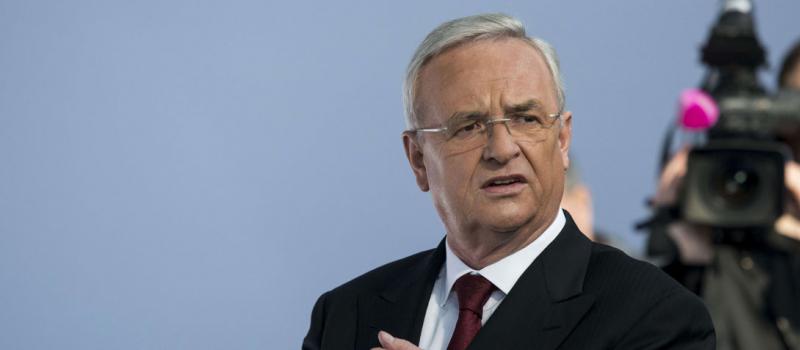 Martin Winterkorn, presidente de Volkswagen, renunció este 23 de septiembre por escándalo. Foto: AFP