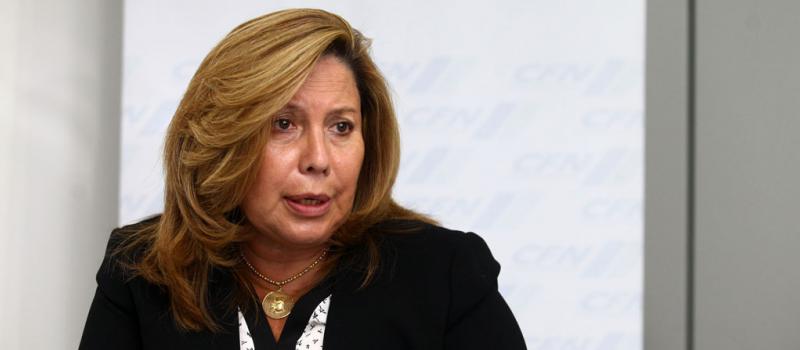 Soledad Barrera es la Presidenta de la Corporación Financiera Nacional. Foto: Julio Estrella/ LÍDERES.