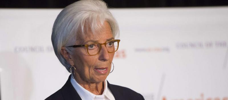 La directora del Fondo Monetario Internacional  Christine Lagarde. Foto: AFP.