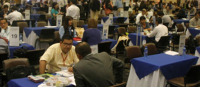 Durante la V edición del Encuentro Empresarial Andino se sostuvieron más de 2 000 citas de negocios. Foto: Francisco Flores / LÍDERES
