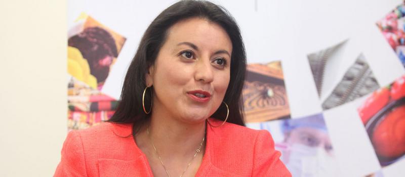 Silvana Vallejo es la Directora Ejecutiva de la Agencia de Promoción de Exportaciones e Inversiones Pro Ecuador. Foto: Vicente Costales / LÍDERES