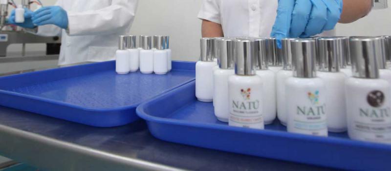 Foto: Vicente Costales / LÍDERES Los cosméticos de Natú se producen en una planta ubicada en el norte de Quito .
