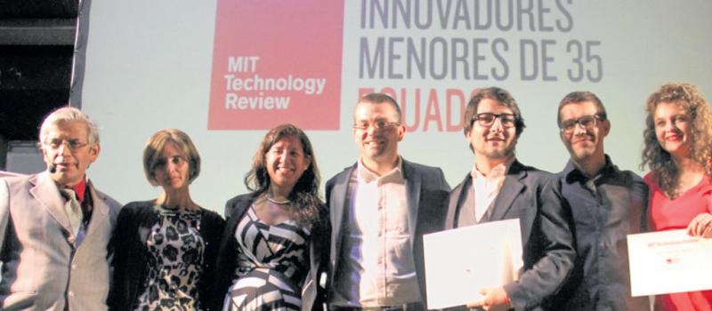 Tres proyectos innovadores fueron premiados la semana pasada por el MIT Technology Review. Cortesía: MIT Technology Review