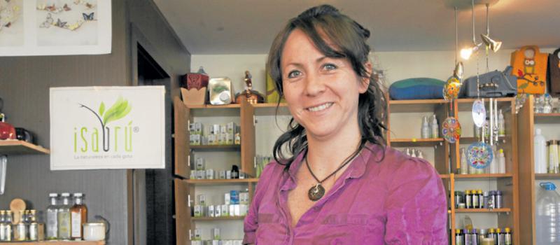 Rafaela Rodríguez es la directora comercial de este emprendimiento de aceites esenciales.Foto: Vicente Costales / LÍDERES