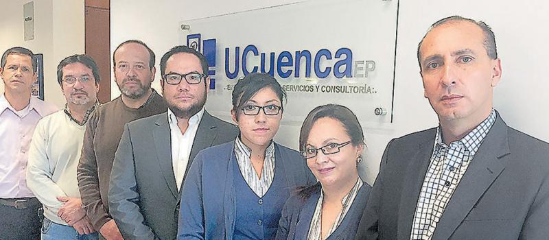 UCuenca es una empresa liviana integrada por seis personas, entre técnicos y administrativos.