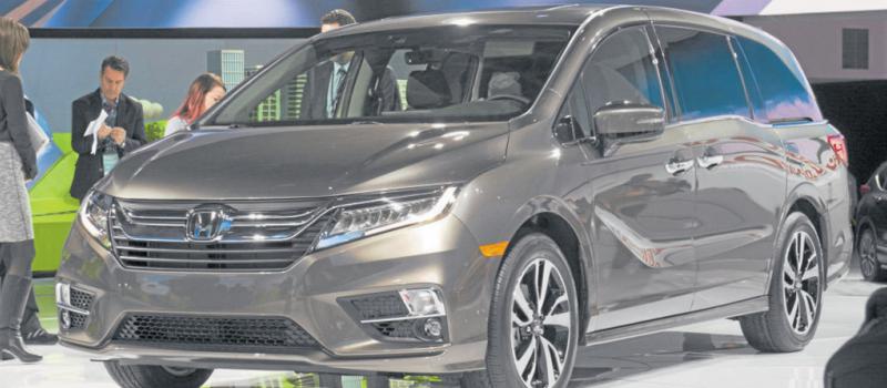 La firma japones Honda presentó sus nuevos modelos en el Salón del Automóvil, en Detroit. Foto: EFE