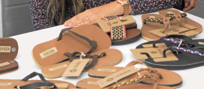 El emprendimiento lanzó su primera colección de sandalias en octubre. Ahora se abre paso en el mercado. Foto: Mario Faustos / LÍDERES