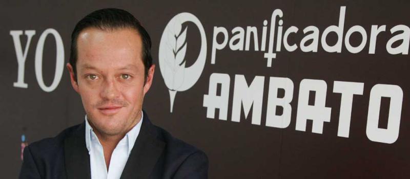 Patricio Anda es el gerente general de Panificadora Ambato, firma con 41 locales en Quito. Foto: Paúl Rivas / LÍDERES
