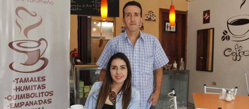 Daniela Feijoo es fundadora del emprendimiento, ubicado en Las Casas, que  maneja junto a sus padres: Geoconda Erazo y  Byron Feijoo. Foto: Galo Paguay / LÍDERES