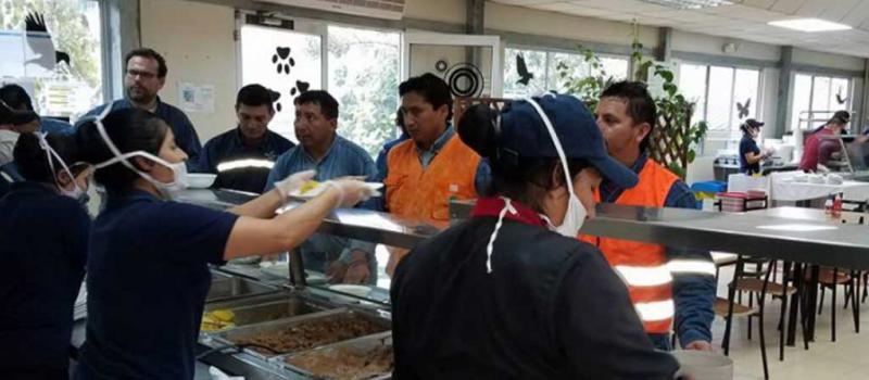 Una imagen del trabajo que realizan los trabajadores del emprendimiento, que se halla en la parroquia Los Encuentros, en Zamora Chinchipe. Foto: Cortesía: Facebook Catering Las Peñas