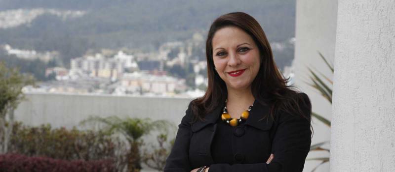 Entrevista a María Fernanda León, presidenta de Procosméticos. Foto: Galo Paguay / LÍDERES