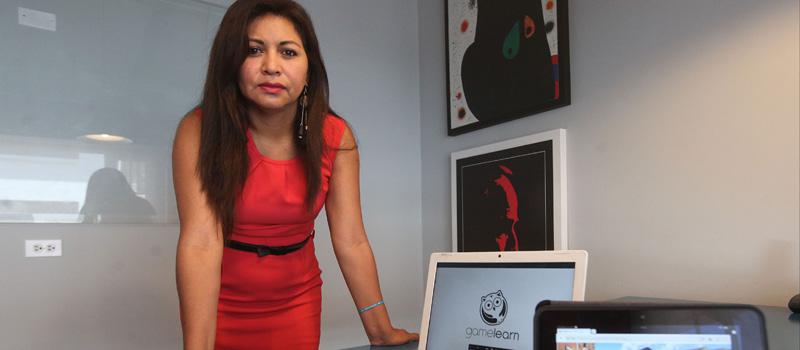 Gina Castro es una de las emprendedoras que adquirió la representación de Game Learn para Ecuador. Foto: Julio Estrella / LÍDERES