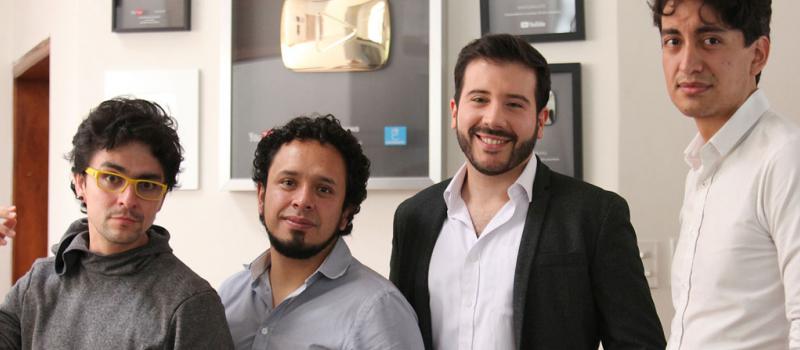 El equipo directivo de Touché Films está conformado por Jorge Ulloa, Christian Moya, Andrés Centeno y Martín Domínguez.