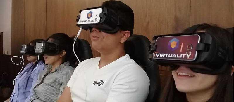 Virtuality creó un simulador virtual 100% ecuatoriano y además diseña escenarios personalizados en las áreas de educación, seguridad industrial y entretenimiento. Foto: Elena Paucar / LÍDERES