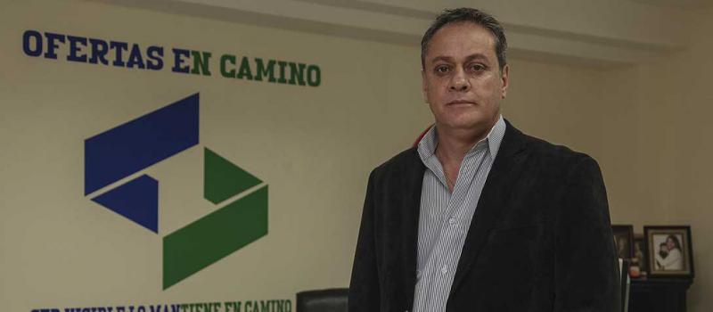 Marcelo Riofrío es el mentalizador e inversionista del proyecto que surgió en noviembre del 2018 en Loja. Foto: Xavier Caivinagua para  LÍDERES