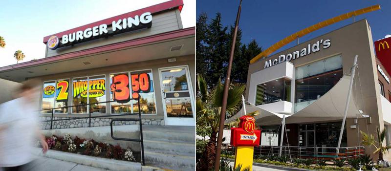 Burger King y Mac Donald’s son dos ejemplos de innovación en el modelo de negocio con un enfoque de largo plazo. Fotos: archivo / LÍDERES