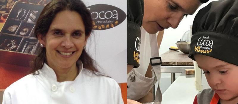 María Gracia Hernández es la fundadora de este emprendimiento que fabrica chocolates artesanales. En este negocio se brindan capacitaciones a niños y a personas de la tercera edad
