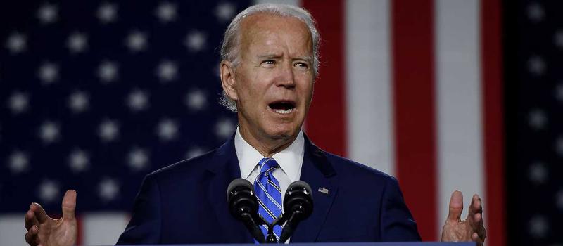 Uno de los afectados fue el candidato presidencial estadounidense Joe Biden. Foto: AFP