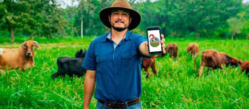 Juan Manuel Palacios, cofundador de Subastapp, aplicación que permite organizar subastas de ganado, lanzada al mercado en septiembre del 2020. Foto: Cortesía Subastapp