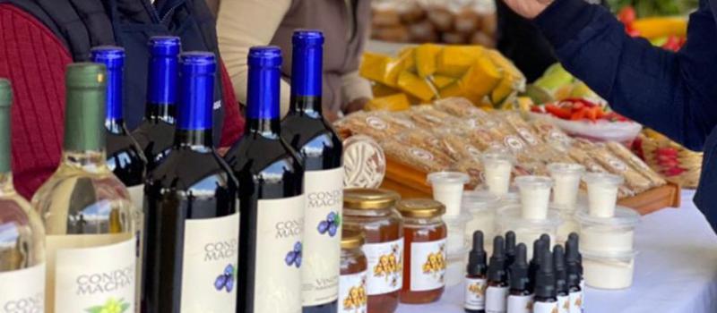 Los productos agropecuarios de las mujeres campesinas se expondrán en la explanada del Ministerio de Agricultura y Ganadería de Quito. Cortesía: MAG