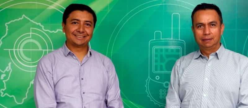 Santiago Shgirla (izq.) y Darío Boada fundaron esta empresa que crea tecnología y herramientas digitales para el agro, minería, petróleo y otras áreas. FOTO: Diego Pallero / LÍDERES