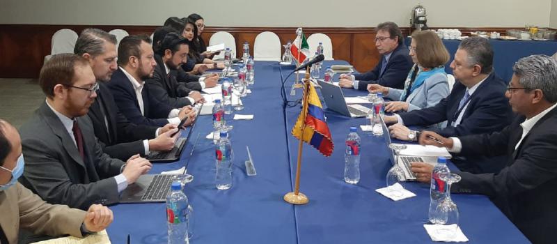 Los equipos negociadores de Ecuador y México se reunieron en Quito en la novena ronda de negociaciones comerciales del 23 al 27 de mayo, 2022. Cortesía: Ministerio de Producción.