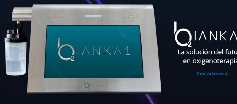 Bianka1 optimiza la cantidad de oxígeno suministrado a los pacientes de forma inteligente.