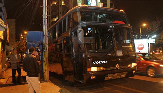 En la foto, el Ghenua Party Bus que realizó un recorrido por La Mariscal, en el Centro Norte de Quito. Foto: María Isabel Valarezo / EL COMERCIO