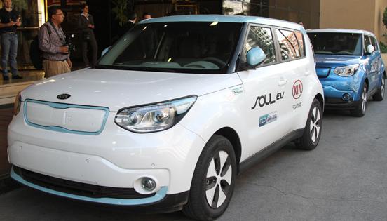El Kia Soul eléctrico fue presentado hace dos semanas. El vehículo de la firma automotriz surcoreana ya se encuentra a la venta en Ecuador. Foto: Archivo.